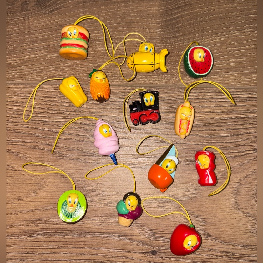 Rare Tweety Cell Phone Charms Lot